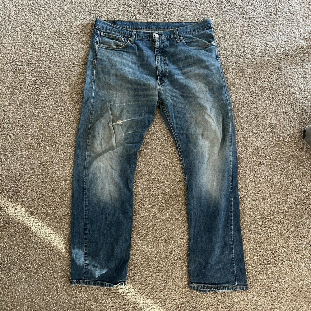 Levi's 505 Size W-40 L-32 Blue Jeans Preowned